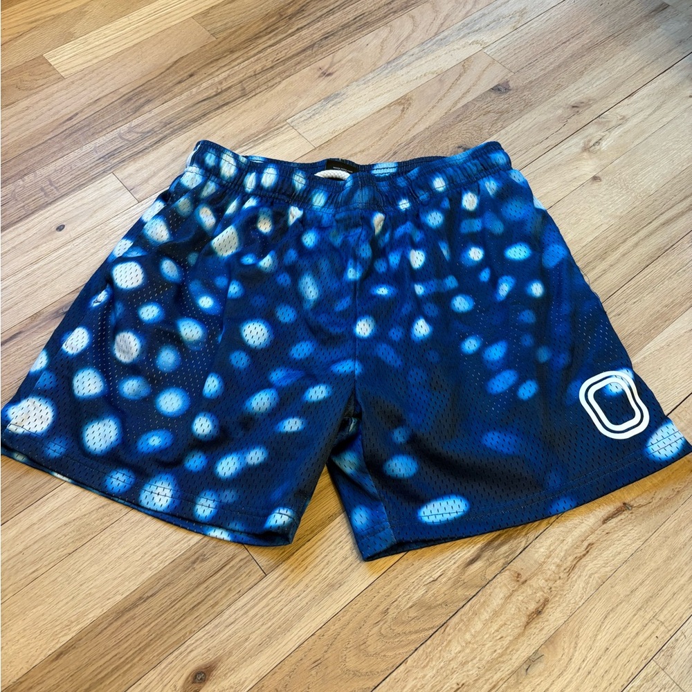 Blue overtime s  Patterned Men's Athletic Shorts